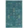 Evanoff Oriental Turquoise/Gray Area Rug