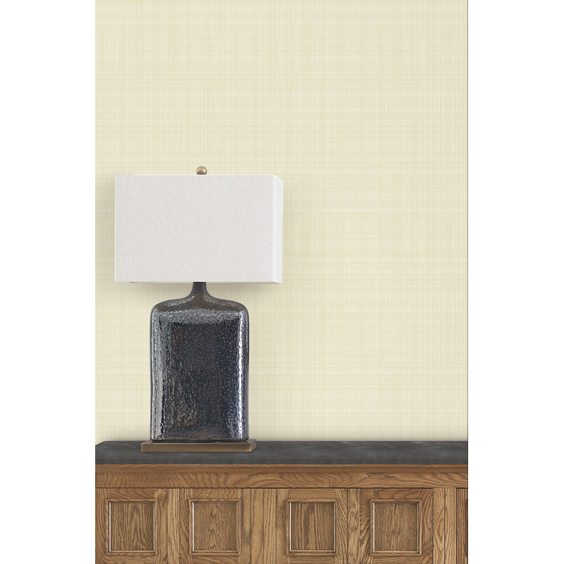 Bordeaux Abstract Wallpaper Double Roll by Ronald Redding, Ivory