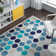 Tapis bleu Santos
