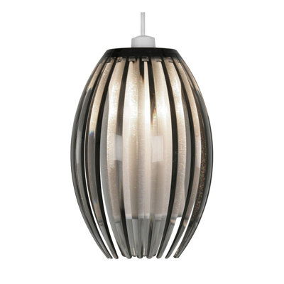 Shawmut 26.5cm H Plastic Oval Pendant Shade ( Screw On )