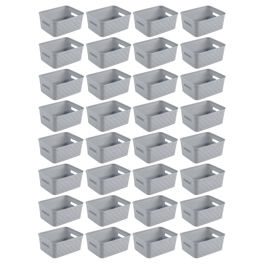 Plastic General Basket Set Sterilite Pack 