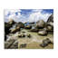 Toile The Baths Rocky Coastline, design par Seven Trees Design-2109577487