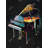 Colorful Realistic Piano Canvas | Gray Livingroom Decor