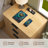 23.2'' W 3-Drawer Fluted Nightstand with Charging Station