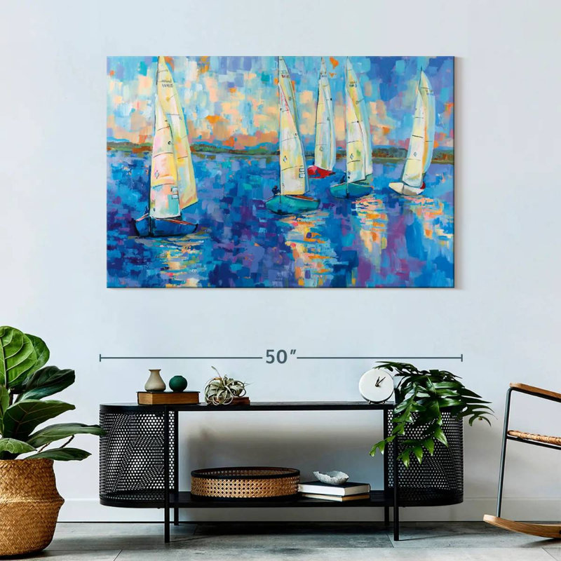 Mehar Back From The Race, 32" H x 48" W