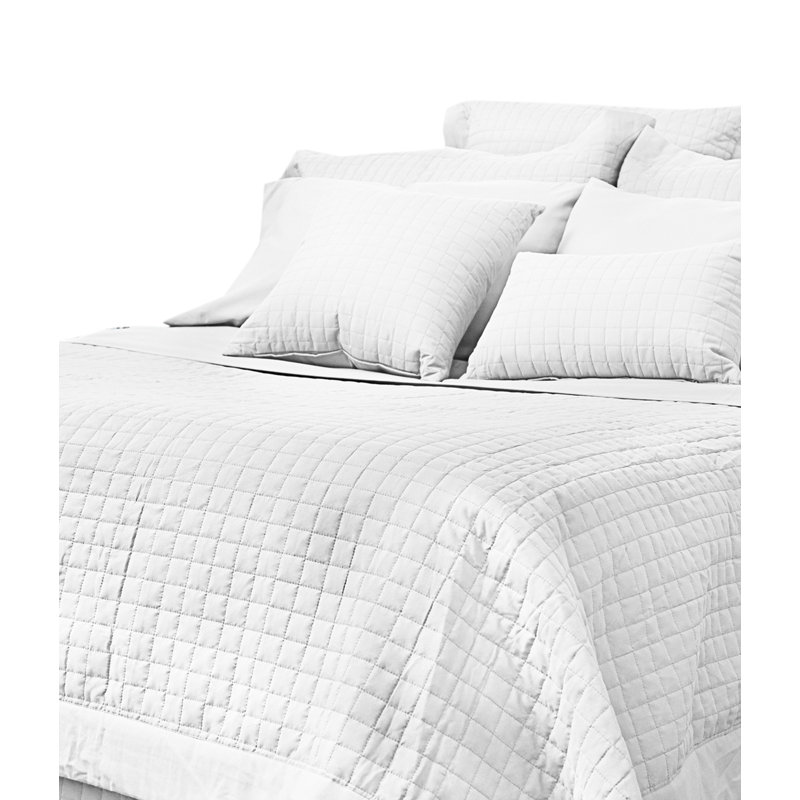 Grid Modern & Contemporary Duvet Cover, Full, Lime