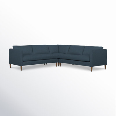 Clifford 3 - Piece Upholstered Custom L-Shape Sectional