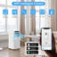 Wiytamo climatiseur portatif Wi-Fi 10000 BTU pour 450 pieds carrés Pi. avec télécommande incluse