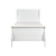Lit de chambre à coucher de style classique, grand lit blanc, bois avec tête de lit et meubles de type rails, tête de lit-2037295210-2037295215