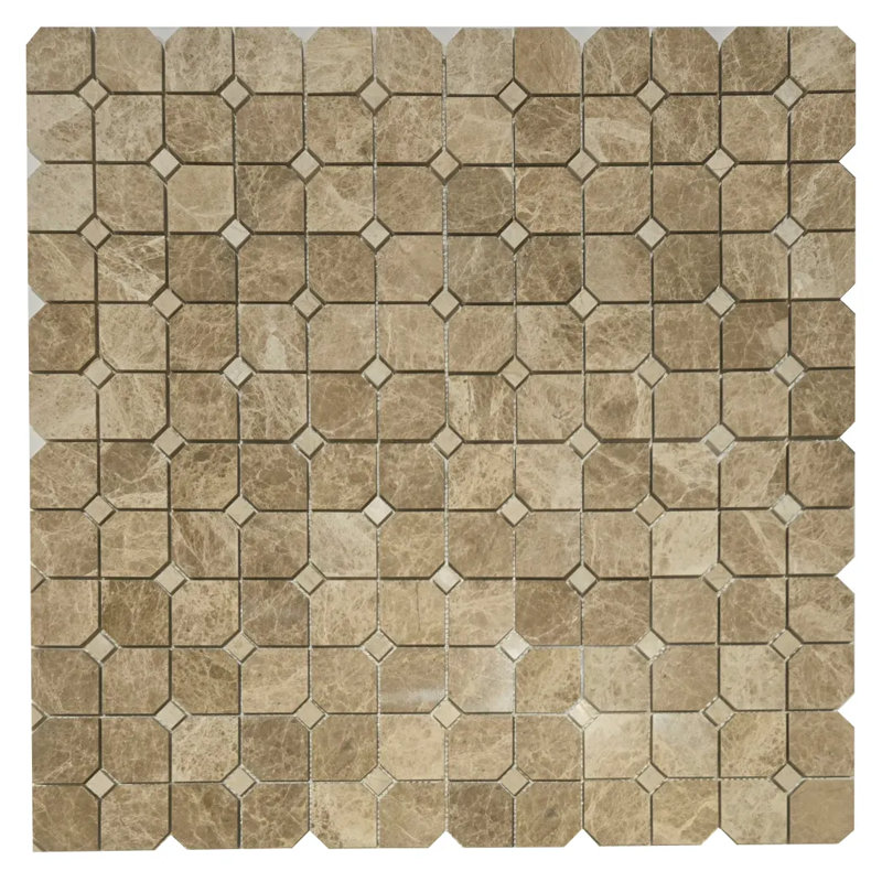MOSAIQUE HEXAGONAL DE 2 po POLI, Emperador