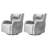 Medina Modern Oversized Swivel Glider Recliner With Wingback And Adjustable Headrest-570573248