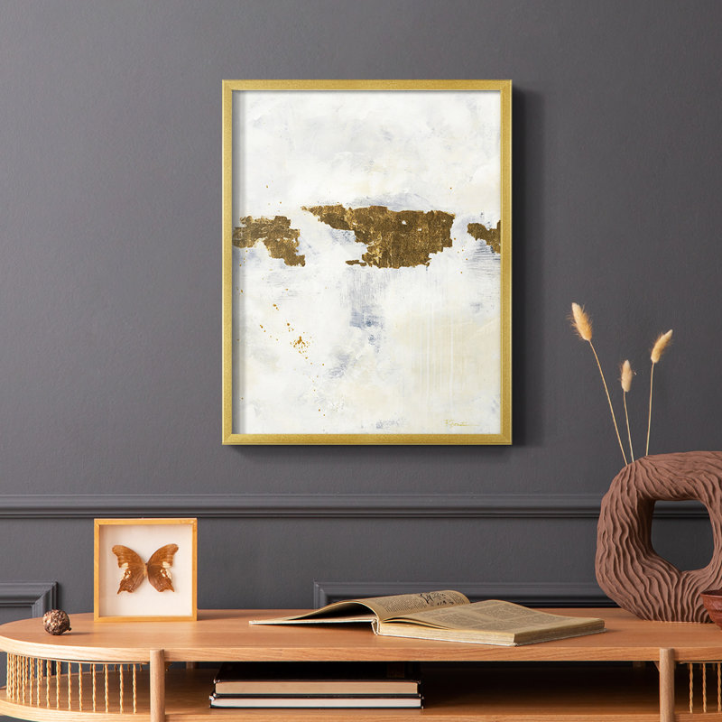«Mixed messages II», reproduction encadrée - bois massif, H 20 po x l 16 po