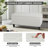47'' Tufted Storage Ottoman Bench, Velvet End Of Bed Bench With Nail Accent And Solid Wood Legs, For Living Room, Bedroom, Entryway, Taupe