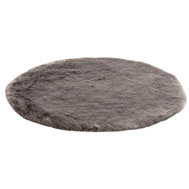 Byrone Uni Hand Tufted Area Rug, Round 160cm, Taupe