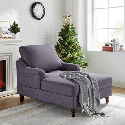 Garit 38.58" W Upholstered Chaise Lounge