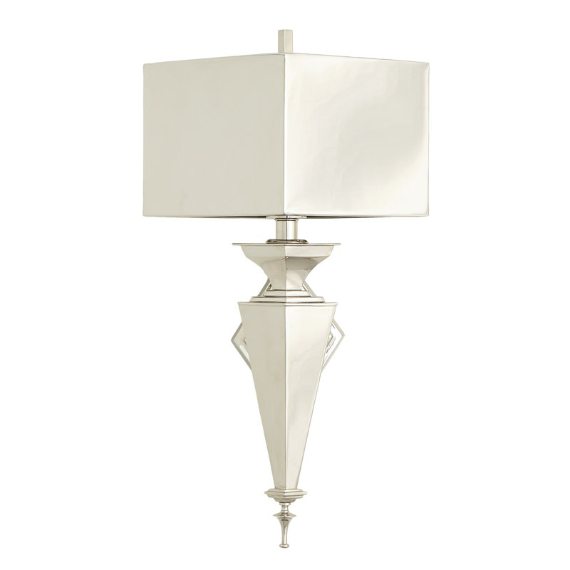 Diamond Sconce-Nickel