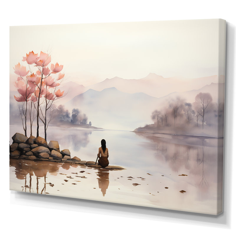 Tranquil Nature III sur toile, Toile tendue, H 30 po x l 40 po x P 1,5 po