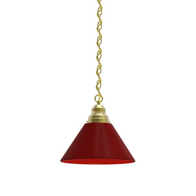 Luminaire suspendu conique 1 lumière