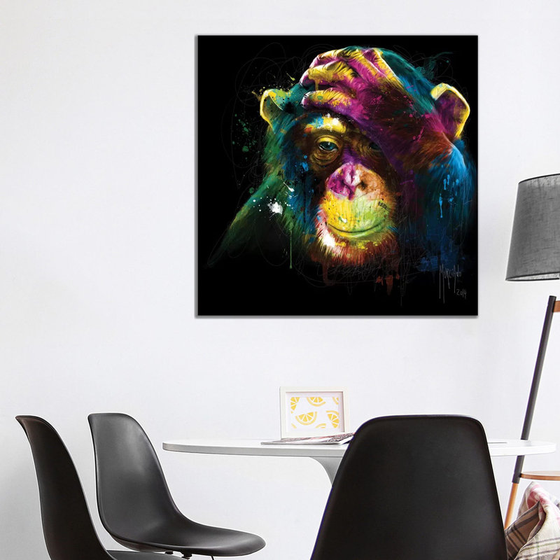 " Darwin's Preoccupations " by Patrice Murciano, Wrapped Canvas, No Mat, 37" H x 37" W x 1.5" D