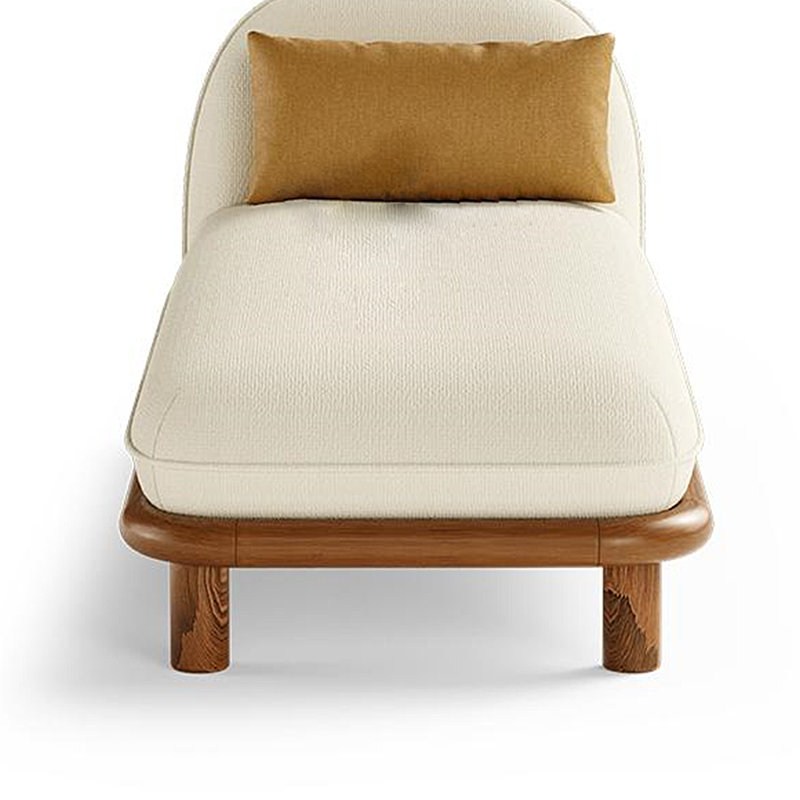 Chaise confortable en bois massif