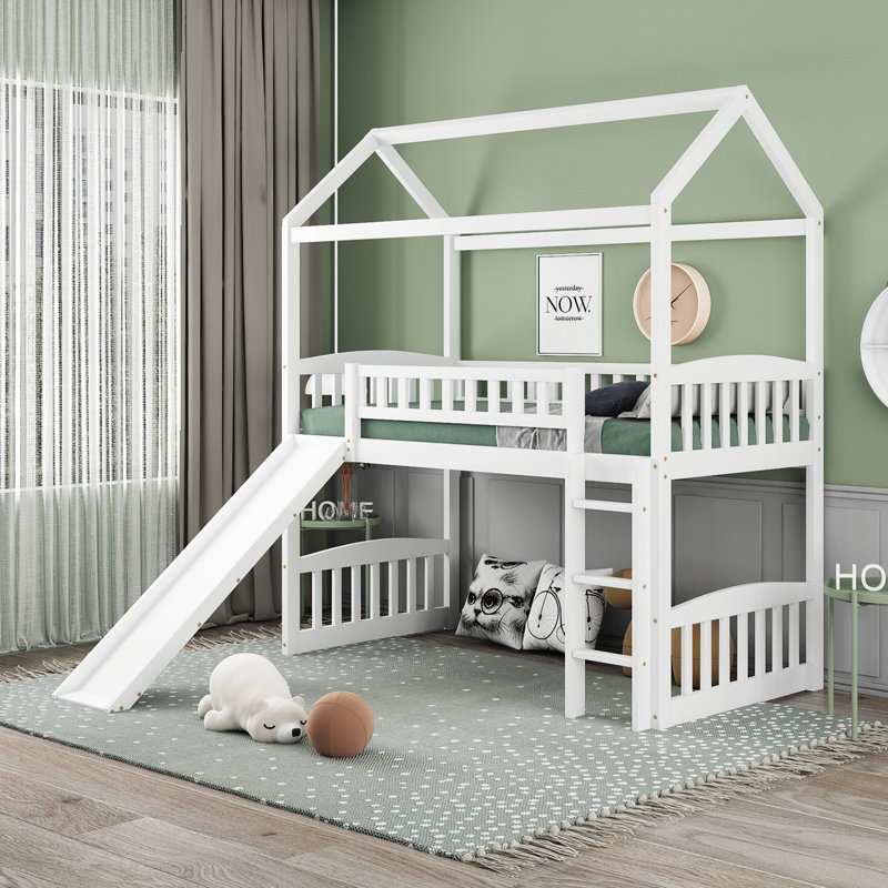Karlsruhe Twin Loft Bed by Harper Orchard, White