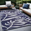 Tapis extérieur bleu / blanc Aldo-314463110