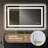 84x40 Inch Frameless LED Bathroom Mirror