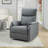 31.9" Wide Contemporary Soft Upholstered Swivel and Rocker Manual Recliner (Set of 2)-30470980