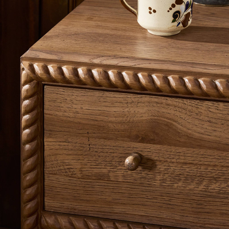 Cormack Nightstand-Warm Natural Oak