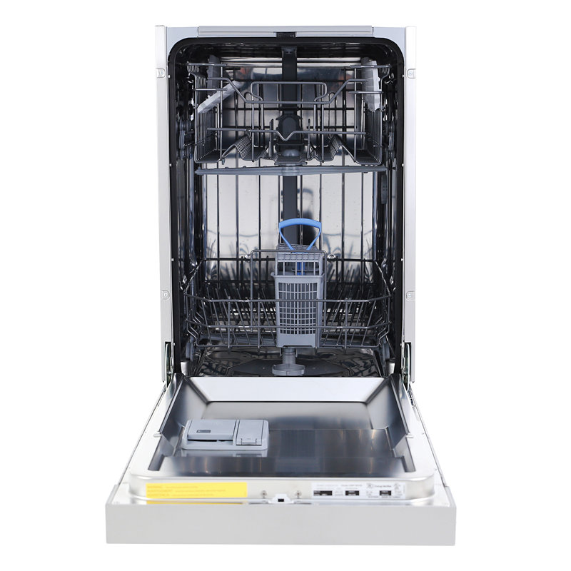 Avanti 18" Built In Dishwasher, Gray