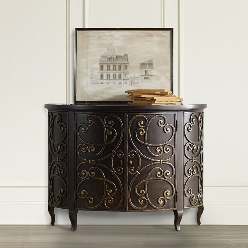 Buffet semi-circulaire nouveau classique