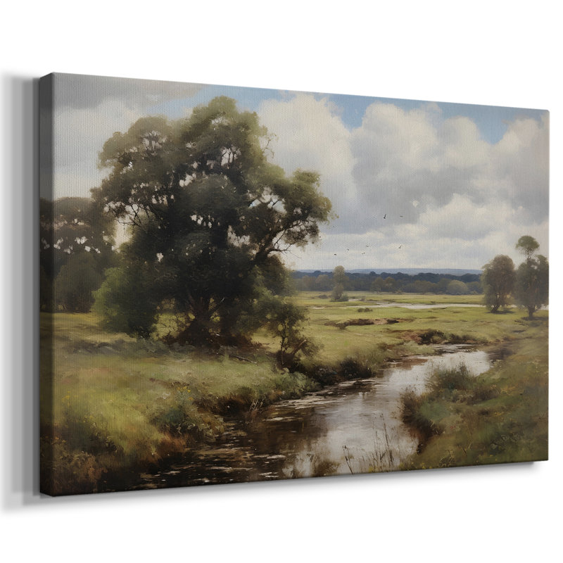 Paysages rétro-DCCCLIV -Galerie enveloppée Cavas, 32 x 48