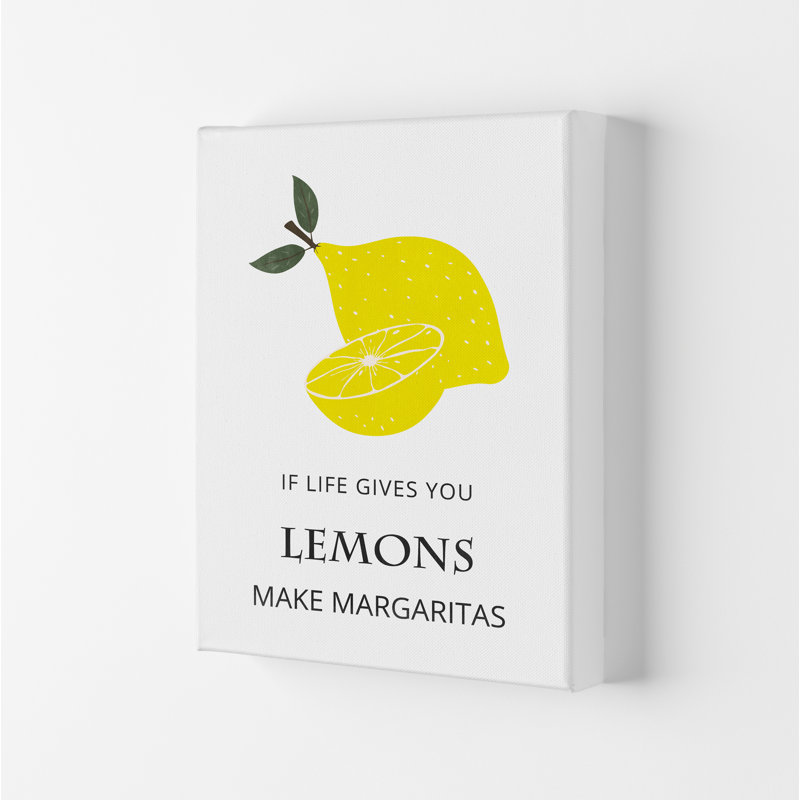 Lemons Make Margaritas - Print, No Framed, 42cm H x 30cm W x 1cm D