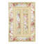Wool Floral Area Rug in Yellow