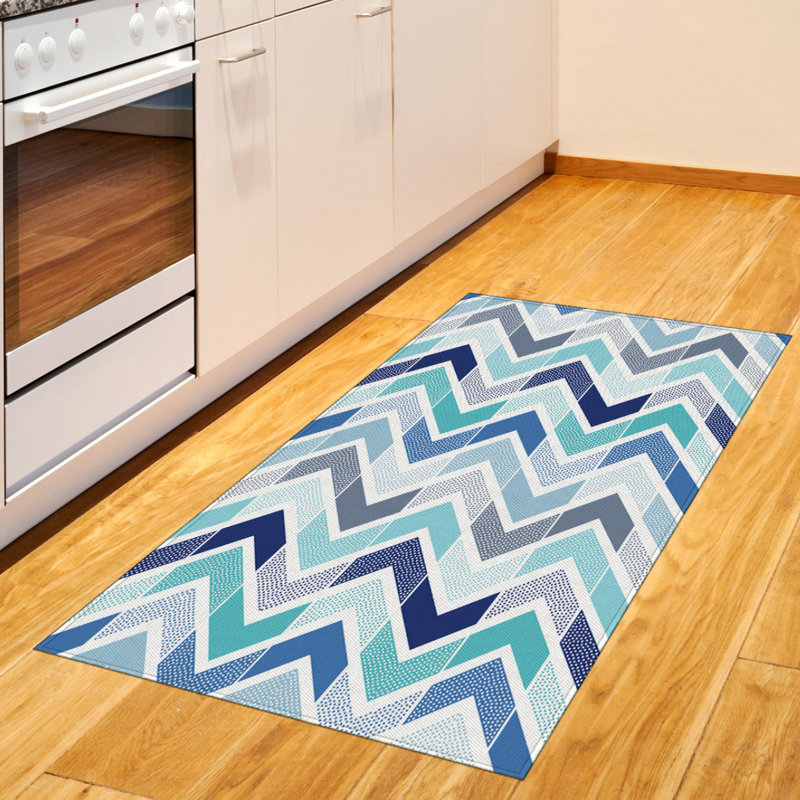 Modern High Density Long Fiber Poly Threads Decorative Area Rug Carpet, Rectangle 2'7" x 5'