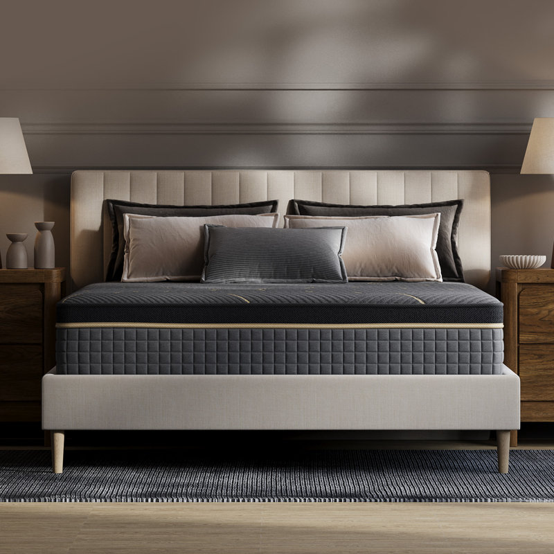 12'' Gentle Comfort Hybrid Mattress – Extra Lumbar & Hip Support, Pain Relief | 365-Night Trial, Fiberglass-Free Bed in a Box, Odorless, CertiPUR-US Certified