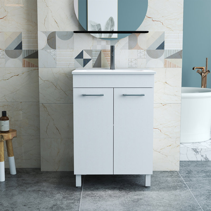 Meuble-lavabo de salle de bain 24 po avec lavabo