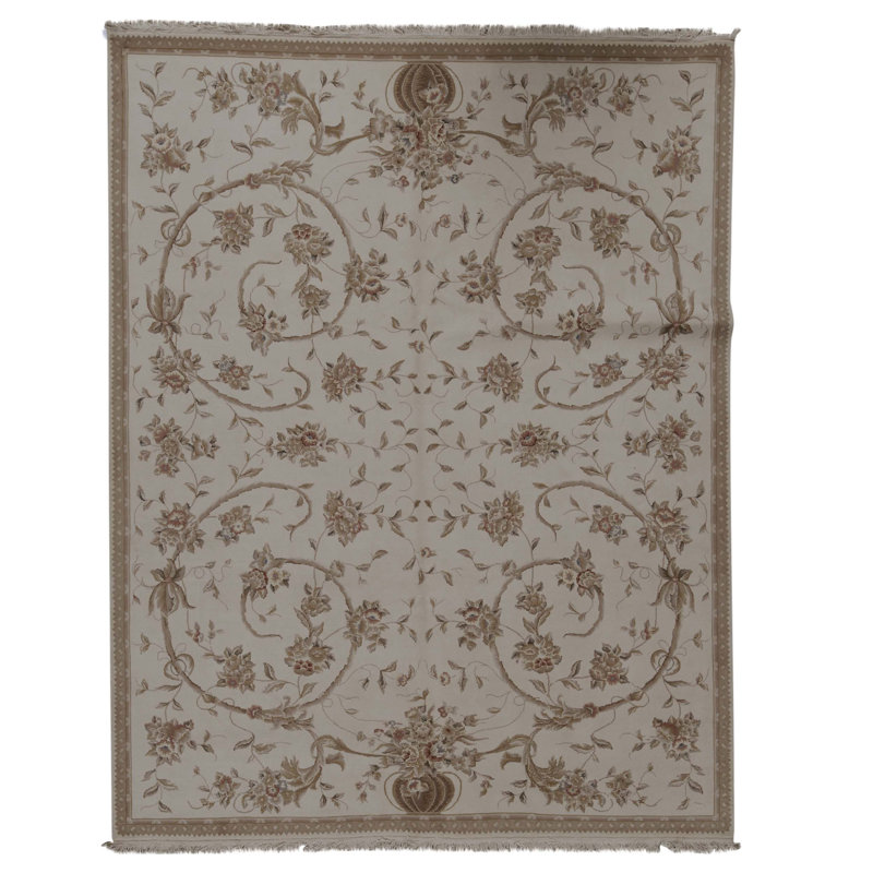 Tapis rectangulaire noué à la main
