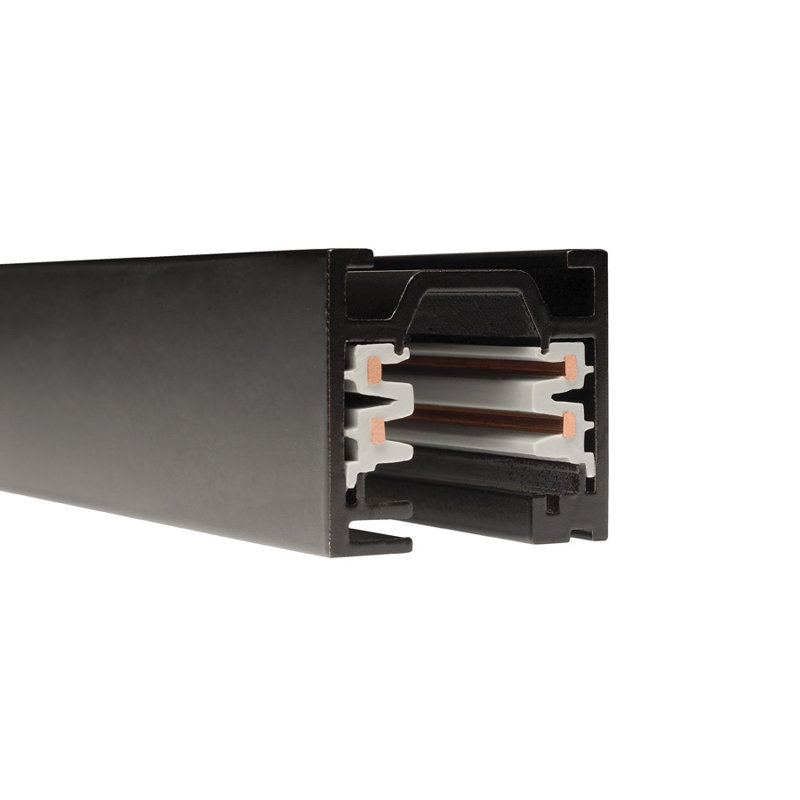 Track, Black, 1.38" H x 144" W x 1.31" D