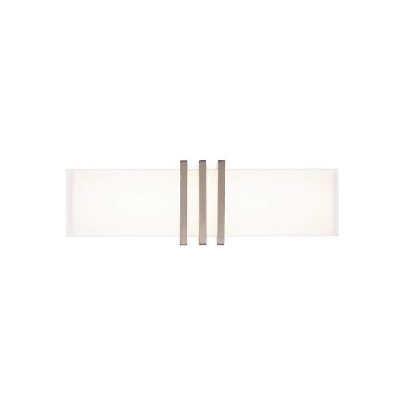 Minibar Dimmable LED Bath Bar, Brushed Nickel