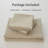 100% Washed Cotton Bedding Sheet Set 4 Pieces,1 Fitted Sheet,1 Flat Sheet and 2 Pillowcases,Comfy Textured Sheet Set-119423618-119423617