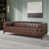 Dark Brown Faux Leather