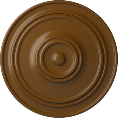Médaillon de plafond classique Endurathane, 21 7/8 po x P 2 3/8 po (pour auvents jusqu'à 5 1/2 po), finition topaze fumée peinte à la main