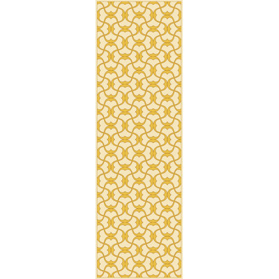 Aldo Vinyl Geometric Indoor Rug