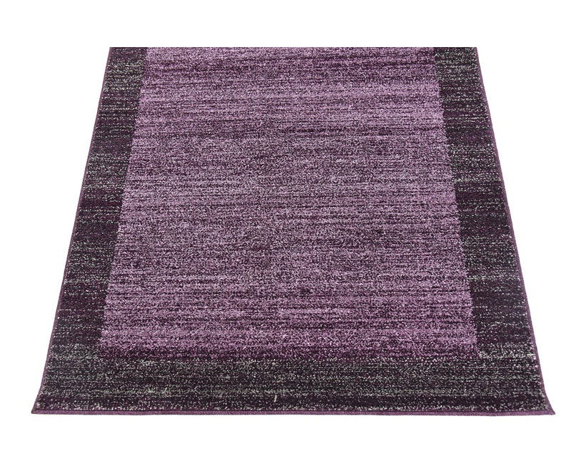 Tapis violet Hermina, Rectangle 6 pi 1 po x 9 pi