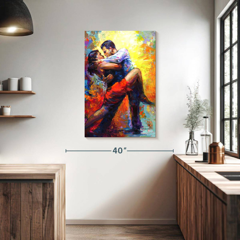 Tango Fire, 39" H x 26" W