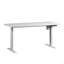Bureau assis / debout, finition blanche-203340319