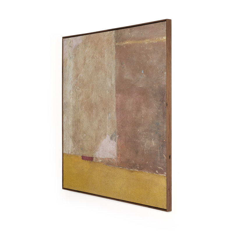 Ochre Painting by Paul Meyer, 32" H x 32" W
