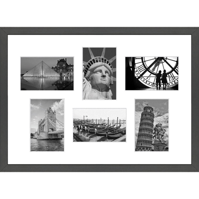 Itala Collage Picture Frame, Dark Grey