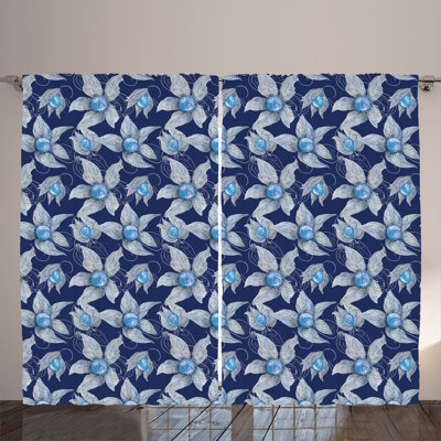 Semi Sheer Curtain Pair